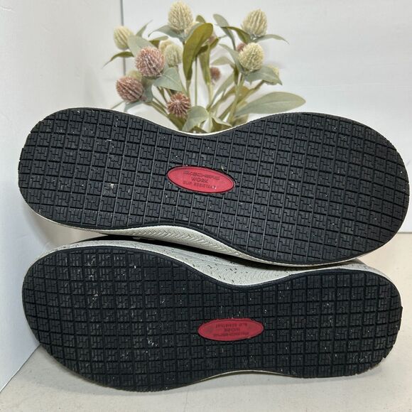 SKECHERS Work Summits SR Jaily Composite Toe Memory Foam Dark Green Women 8 - Picture 9 of 11